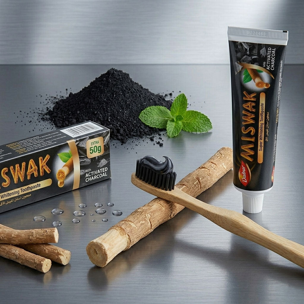 Activated charcoal toothpaste